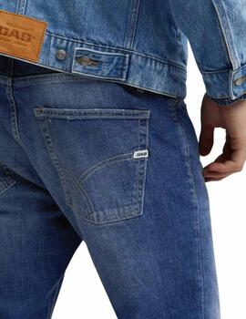 Gas Pantalones MORRIS REV 12DM Jeans rectos para hombre  
