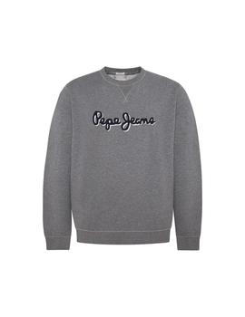 Sudadera Pepe Jeans Gris Básica Para Hombre