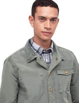 Barbour Camisa Grindle Over Agave Green