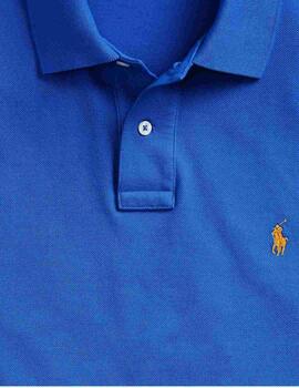 Ralph Lauren Polo Sskccmslm1-Short Sleeve-Knit Blu