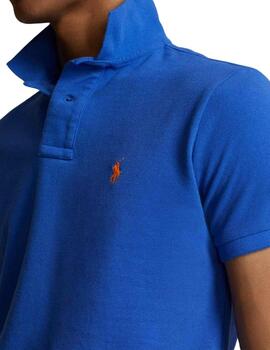 Ralph Lauren Polo Sskccmslm1-Short Sleeve-Knit Blu