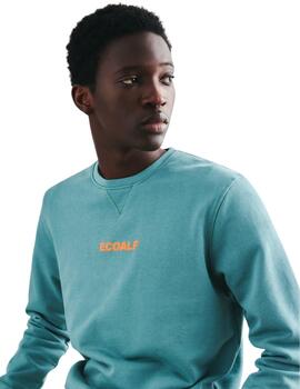 Ecoalf Bransonalf Sweatshirt Man Aqua Green
