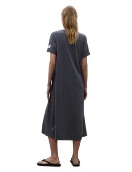 Ecoalf Argentoalf Dress Woman Grey Blue