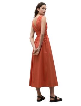 Ecoalf Bornitealf Dress Woman Dusty Orange