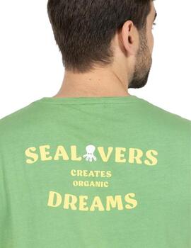 El Pulpo Camiseta Logo Dreams Verde Manzana