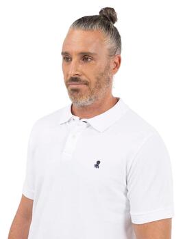 El Pulpo Polo Basic Logo Blanco