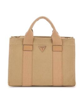 Guess Bolsos Canvas Ii Small Tote  Beige