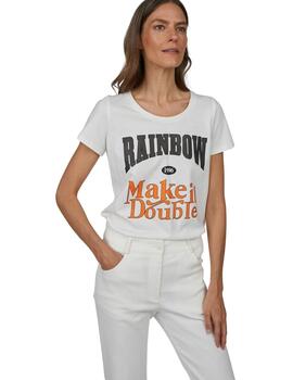 Mercedes De Miguel Camiseta Rainbow Africa Crudo