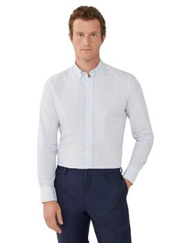 Hackett Shirt White/Sky