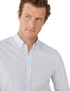 Hackett Shirt White/Sky