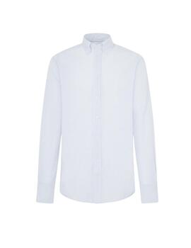 Hackett Shirt White/Sky