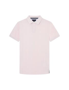 Hackett S/S Polo College Pink