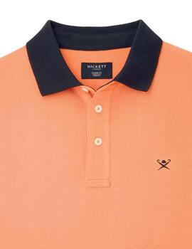 Hackett S/S Polo Mandarin Orange