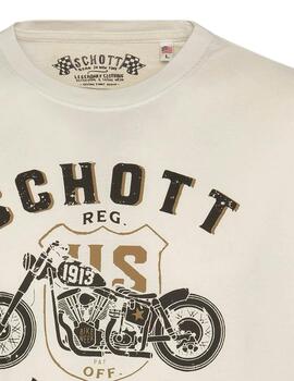 Schott Camiseta TSARON Off White