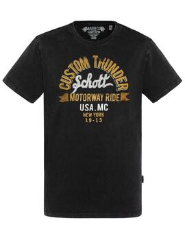 Schott Camiseta TSCOLLIN Black