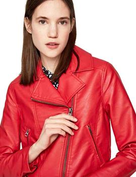 Cazadora Pepe Jeans Roja Para Mujer