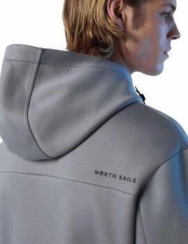 North Sails  Polos Hooded Full Zip Sweatshirt Scub