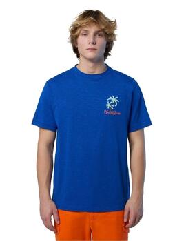North Sails Camiseta con bordado de palmera OCEAN BLUE