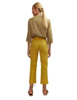 Alba Conde Pantalon Amarillo