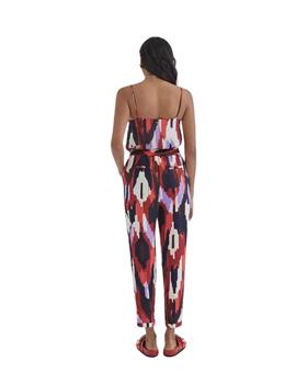 Lola Casademunt Jogging Estampado Rojos Lila-Rojo