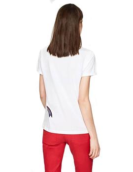 Camiseta Pepe Jeans Anouck Blanca Para Mujer