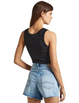 Pepe Jeans CAMISETA MANGA SISA FIT SLIM Black 