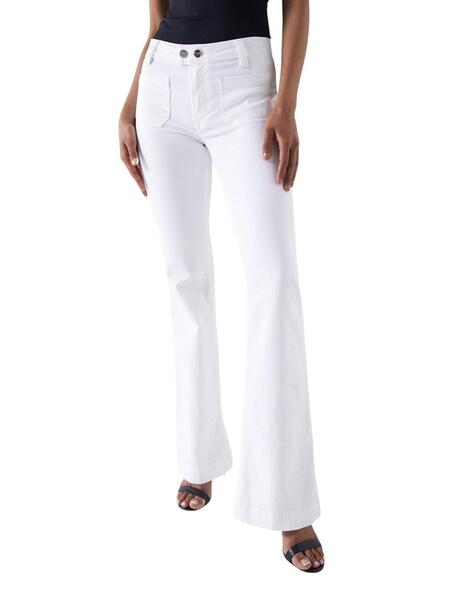 Vaqueros de campana blancos SALSA JEANS elegancia