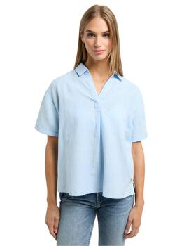 Frieda Blouse Pale Blue