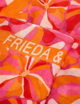 Frieda Scarf Retro Orange