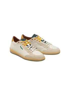 Blauer Leather Sneaker Murray White/Green/Yellow