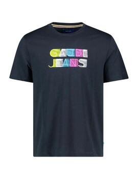Gaudi T-Shirt Camiseta con logotipo 
