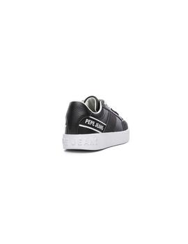 Zapatillas Pepe Jeans Brixton Tape Negras Para Mujer