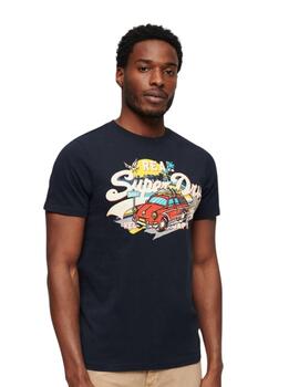 Superdry Camisetas La Vl Graphic T Shirt Eclipse N