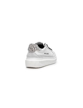 Zapatillas Pepe Jeans Abbey Bass Blancas Para Mujer