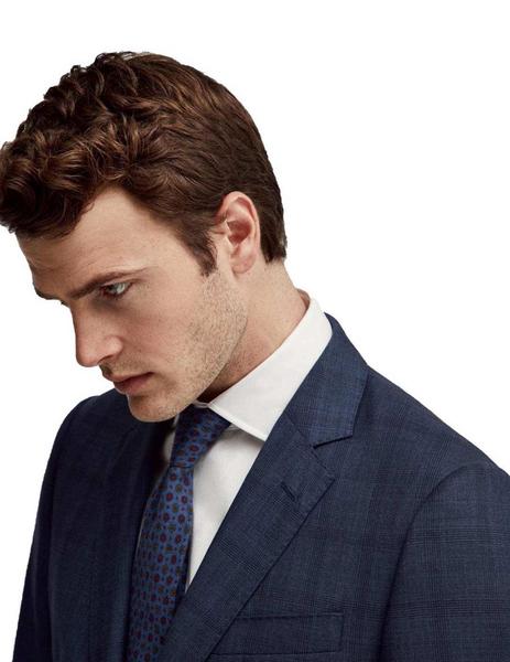 Hackett Azul de Cuadros Para Hombre