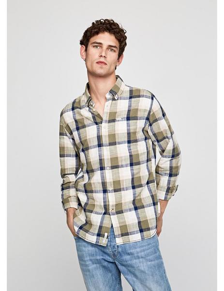 Buena suerte Hipócrita Teórico Camisa Pepe Jeans Estampado Cuadros Landon Para Hombre