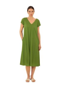 Anna Mora Vestido Verde Midi 