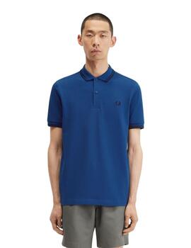 Fred Perry Polo R84 Cobalto Sombreado Azul Marino Azul Marin
