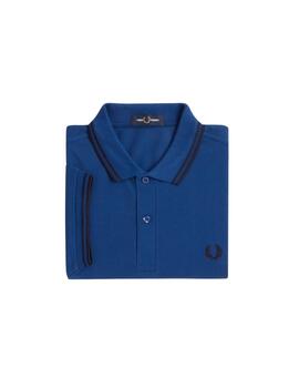 Fred Perry Polo R84 Cobalto Sombreado Azul Marino Azul Marin