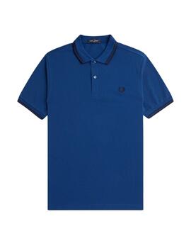 Fred Perry Polo R84 Cobalto Sombreado Azul Marino Azul Marin