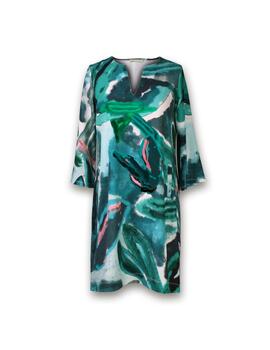 VESTIDO CORTO PICO EST.FIJI FLUIDO 02.64632C