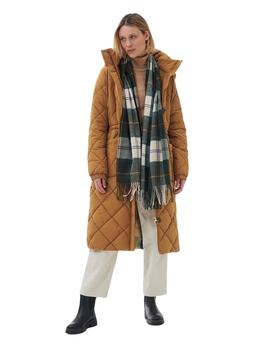 Barbour Bufanda Hailestartan Verde y blanca