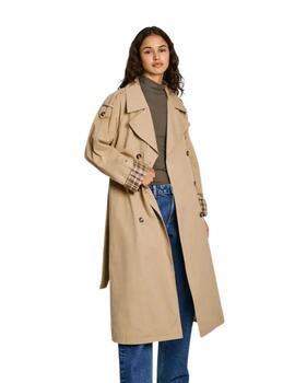 Pepe Jeans Gabardina Bianca Light Beige