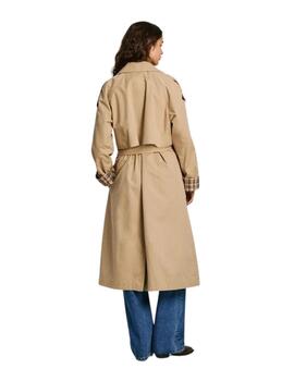 Pepe Jeans Gabardina Bianca Light Beige