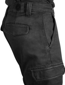 Le Temps Des Cerises Pantalón Jogg cargo Negro