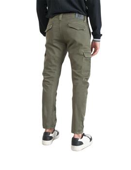 Le Temps Des Cerises Pantalón Jogg cargo Verde