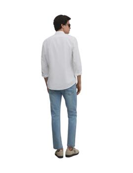 Silbon Camisa Sport Oxford Cutaway Blanca