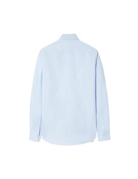 Silbon Camisa Sport Oxford Celeste
