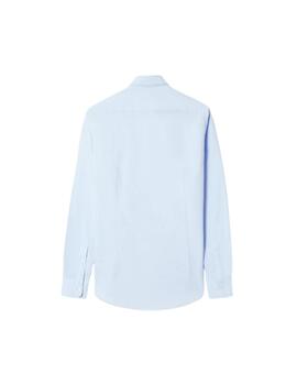 Silbon Camisa Sport Oxford Cutaway Celeste