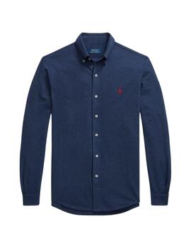 Ralph Lauren Camisa Featherweight Mesh-Lsl-Knt Spr